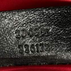 Pre Owned Alexander McQueen Black Leather Faithful Glove Clutch