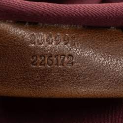 Pre Owned Alexander McQueen Brown Leather Faithful Glove Clutch