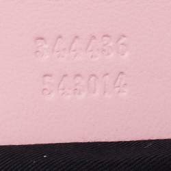 Pre Owned Alexander McQueen Pink Embroidered Satin And Leather Small De Manta Clutch