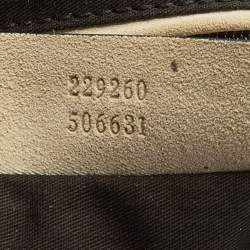 Pre Owned Alexander McQueen Cream Suede Faithful Hobo