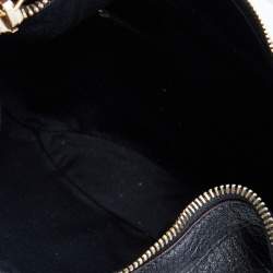 Pre Owned Alexander McQueen Black Leather De Manta Clutch