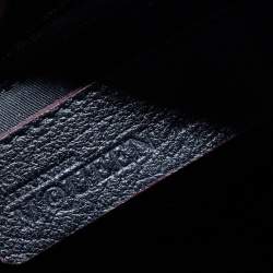 Pre Owned Alexander McQueen Black Leather De Manta Clutch