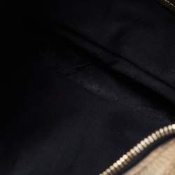 Pre Owned Alexander McQueen Gold Leather De Manta Clutch