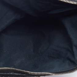 Pre Owned Alexander McQueen Black Leather Studded De Manta Clutch