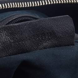 Pre Owned Alexander McQueen Black Leather Studded De Manta Clutch