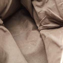 Pre Owned Alexander McQueen Brown/Multicolor Metallic Suede De Manta Tote