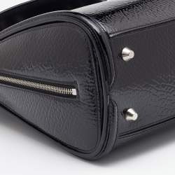 Alexander McQueen Black Leather Small Heroine Satchel