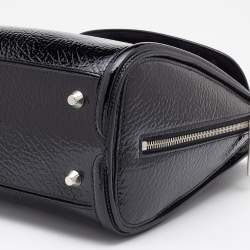 Alexander McQueen Black Leather Small Heroine Satchel