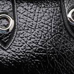 Alexander McQueen Black Leather Small Heroine Satchel