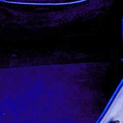 Alexander McQueen Blue Leather Mini Heroine Satchel