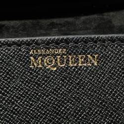 Alexander McQueen Black Leather Mini Heroine Satchel