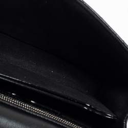 Pre Owned Alexander McQueen Black Graffiti Quilted Leather Small Jewel Shoulder Bag