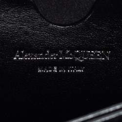 Pre Owned Alexander McQueen Black Graffiti Quilted Leather Small Jewel Shoulder Bag