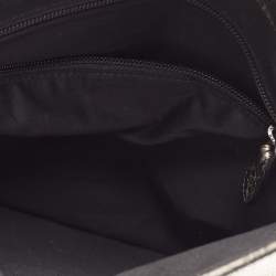 Pre Owned Alexander McQueen Silver Leather Paisley Novak Clutch