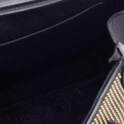 Pre Owned Alexander McQueen Black Leather Mini Studded Heroine Shoulder Bag