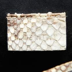 Pre Owned Alexander McQueen Multicolor Python Mini Heroine Bag