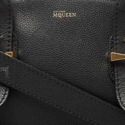 Alexander McQueen Black Leather Small Legend Satchel