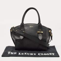 Alexander McQueen Black Leather Small Legend Satchel