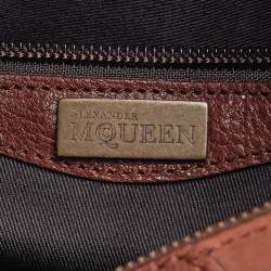 Pre Owned Alexander McQueen Brown Leather Shoulder Bag