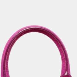Alexander McQueen Fuchsia Leather Mini Heroine Satchel