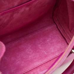 Alexander McQueen Fuchsia Leather Mini Heroine Satchel