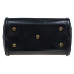 Pre Owned Alexander McQueen Black Leather Medium Heroine Tote