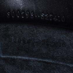 Pre Owned Alexander McQueen Black Leather Medium Heroine Tote