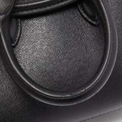 Pre Owned Alexander McQueen Black Leather Mini Heroine Satchel