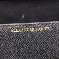 Pre Owned Alexander McQueen Black Leather Mini Heroine Satchel