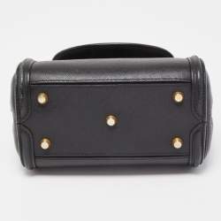 Pre Owned Alexander McQueen Black Leather Mini Heroine Satchel