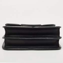 Pre Owned Alexander McQueen Black Leather Heroine Chain Shoulder Bag