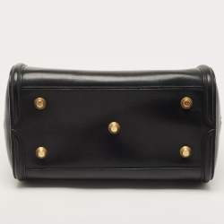Alexander McQueen Black Leather Medium Heroine Tote
