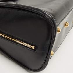 Alexander McQueen Black Leather Medium Heroine Tote