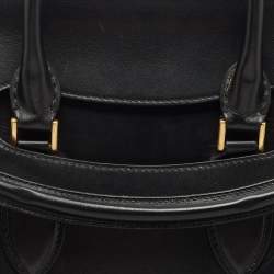 Alexander McQueen Black Leather Medium Heroine Tote