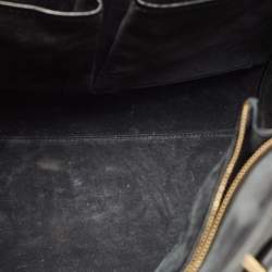 Alexander McQueen Black Leather Medium Heroine Tote