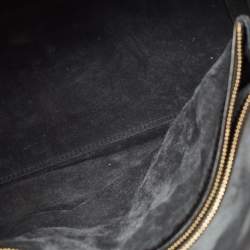 Alexander McQueen Black Leather Medium Heroine Tote
