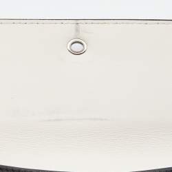 Alexander McQueen Black Leather Studded Skull French Wallet