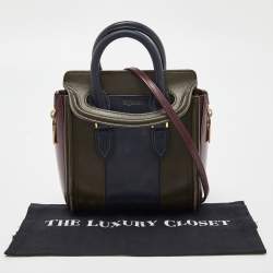 Alexander McQueen Multicolor Leather Mini Heroine Bag