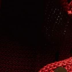 Alexander McQueen Red Woven Coated Canvas and Leather Novak Satchel