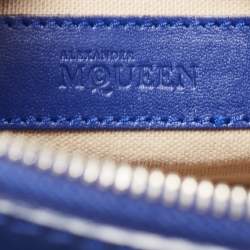 Alexander McQueen Blue Leather Legend Satchel