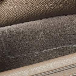 Pre Owned Alexander McQueen Dark Beige Leather Mini Heroine Satchel