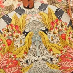 Pre Owned Alexander McQueen Multicolor Printed Fabric De Manta Clutch
