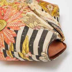 Pre Owned Alexander McQueen Multicolor Printed Fabric De Manta Clutch