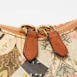 Pre Owned Alexander McQueen Multicolor Printed Fabric De Manta Clutch