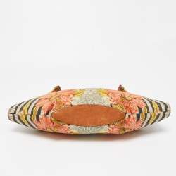 Pre Owned Alexander McQueen Multicolor Printed Fabric De Manta Clutch
