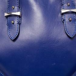 Pre Owned Alexander McQueen Ultramarine Leather Legend Satchel