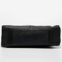 Pre Owned Alexander McQueen Black Leather De Manta Tote