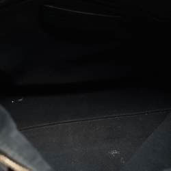 Pre Owned Alexander McQueen Black Leather De Manta Tote