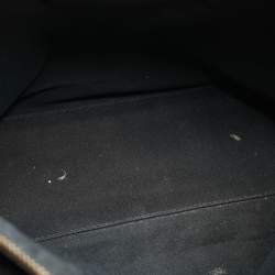 Pre Owned Alexander McQueen Black Leather De Manta Tote