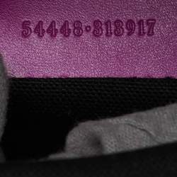 Pre Owned Alexander McQueen Fucshia Leather Skull Padlock Fold Over Clutch